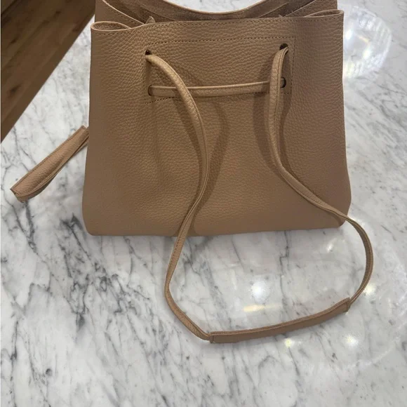 NEW EXCELLENT 8 Other Reasons Anthropologie Tan Vegan Leather Tote Bag - Picture 7 of 7